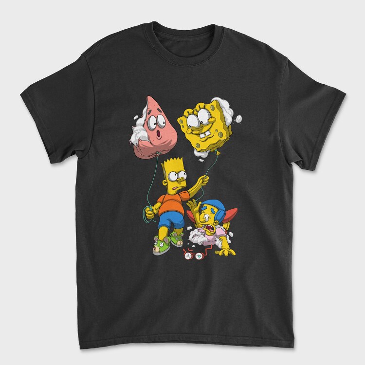 Spongebob Streetwear, Tricou Barbati (Unisex)