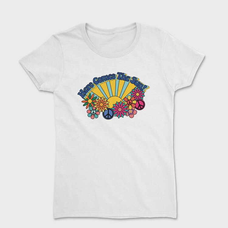 Sunflower Peace Vibes, Tricou Femei