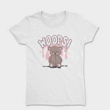 Teddy Bear Oops Vibes, Tricou Femei