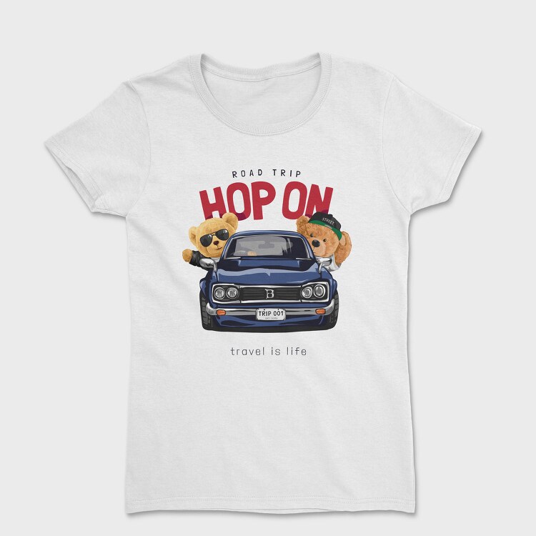 Teddy Bear Road Trip, Tricou Femei