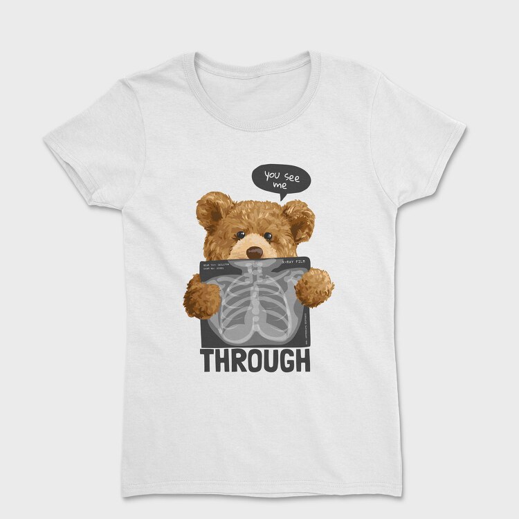 Teddy X-Ray Vibes, Tricou Femei