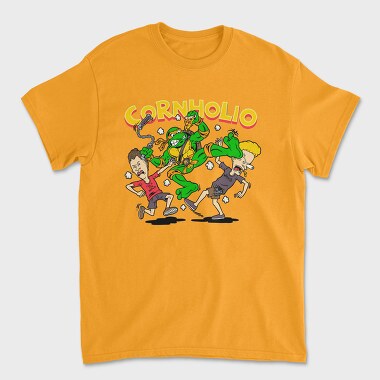 Teenage Mutant Ninja Pizza, Tricou Barbati (Unisex)