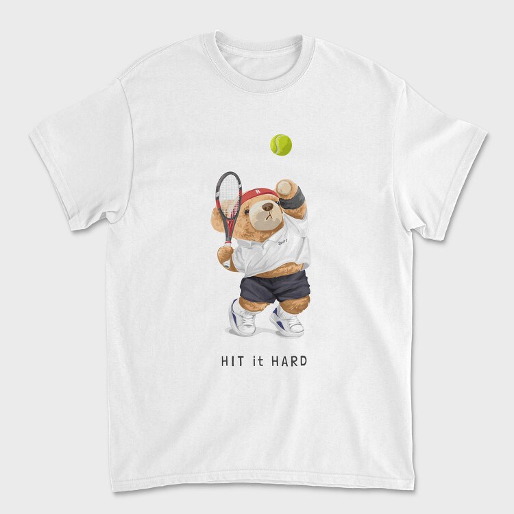 Tennis Bear Ace, Tricou Barbati (Unisex)