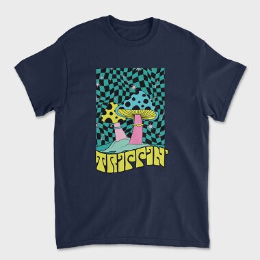 Trippin Mushroom Vibes, Tricou Barbati (Unisex)