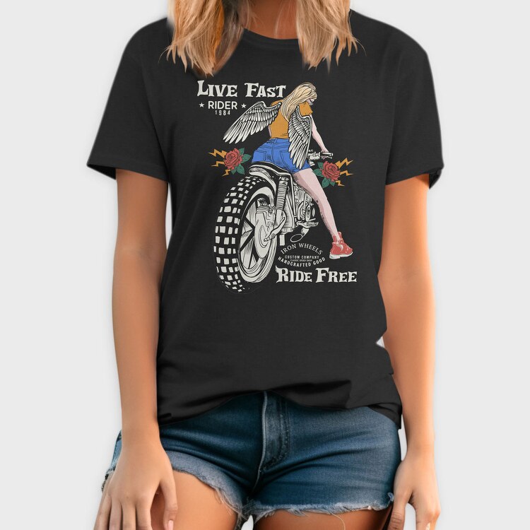 Angel Riders Wing, Tricou Barbati (Unisex)