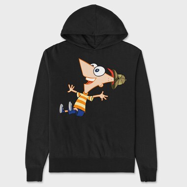 Phineas and Ferb 25, Hanorac Oversize Barbati (Unisex)