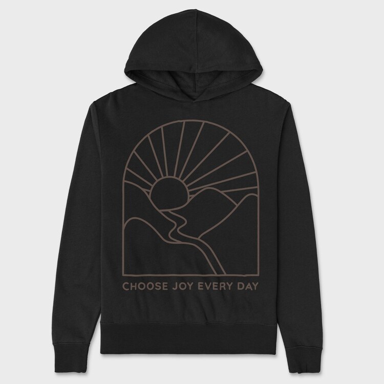 Choose Joy Every Day, Hanorac Oversize Barbati (Unisex)