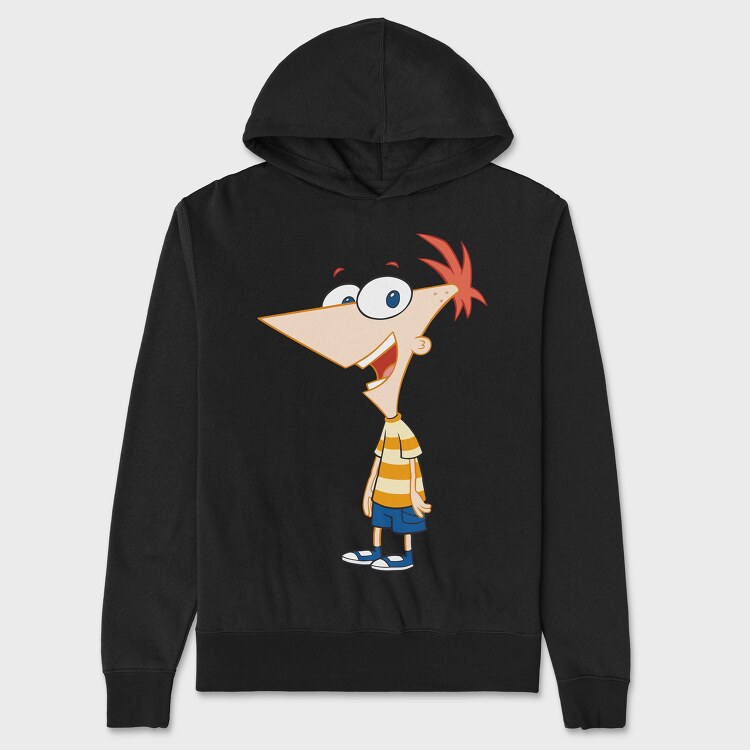 Phineas and Ferb 3, Hanorac Oversize Barbati (Unisex)