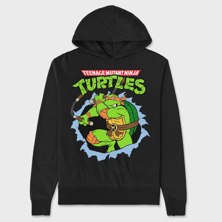 Teenage Mutant Ninja Turtles 8, Hanorac Oversize Barbati (Unisex)