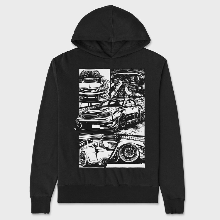 WRX STI, Hanorac Oversize Barbati (Unisex)