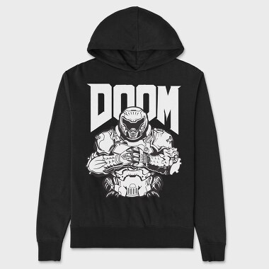 Doom 6, Hanorac Oversize Barbati (Unisex)