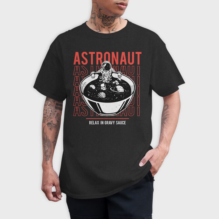 Astronaut Gravy Bowl, Tricou Barbati (Unisex)