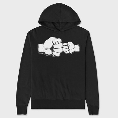 Father Son Fist, Hanorac Oversize Barbati (Unisex)