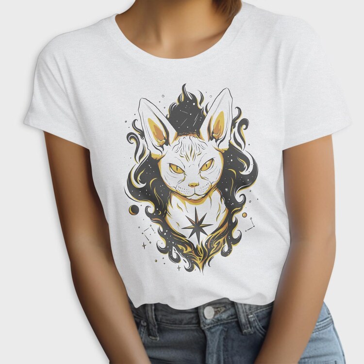 Space Sphynx Cat, Tricou Femei