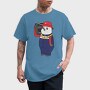 Party Bear Boombox, Tricou Barbati (Unisex)