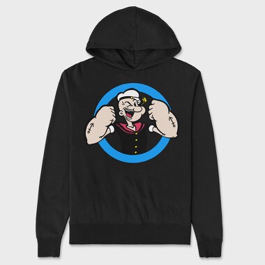 Popeye 8, Hanorac Oversize Barbati (Unisex)