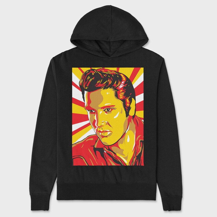 Elvis Presley, Hanorac Oversize Barbati (Unisex)