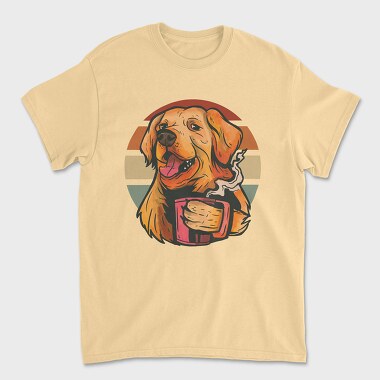 Tricou Barbati (Unisex), Golden Retriever