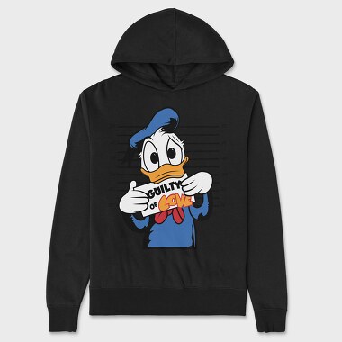 Prisoner Donald Duck, Hanorac Oversize Barbati (Unisex)