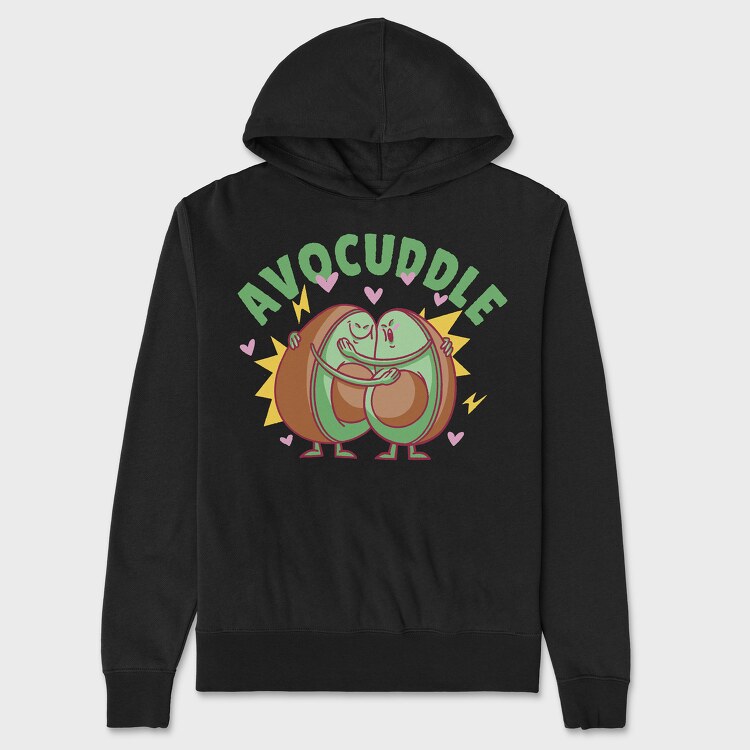 Avocuddle, Hanorac Oversize Barbati (Unisex)