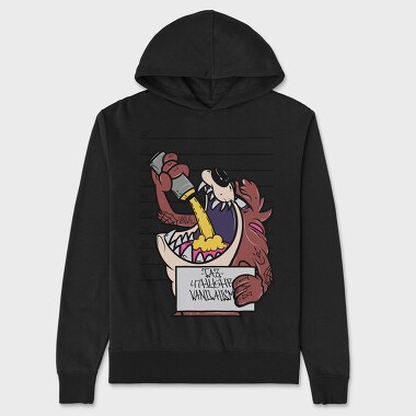 Prisoner Tasmanian Devil, Hanorac Oversize Barbati (Unisex)