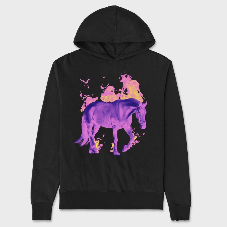 Fire Horse, Hanorac Oversize Barbati (Unisex)