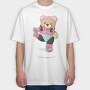 Bear Workout Vibes, Tricou Oversize Barbati (Unisex)