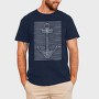3D Illusion Anchor, Tricou Barbati (Unisex)