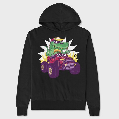 Trex Monster Truck, Hanorac Oversize Barbati (Unisex)