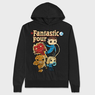 Funko Marvel fantastic four, Hanorac Oversize Barbati (Unisex)