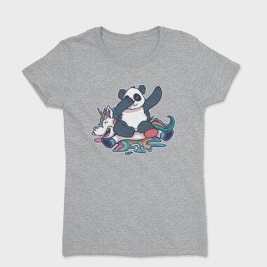 Tricou Femei, Panda Unicorn Dab