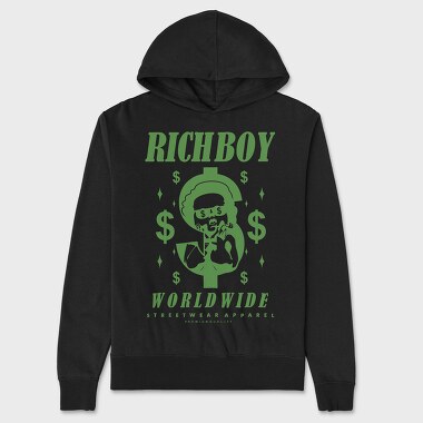 Richboy 2, Hanorac Oversize Barbati (Unisex)