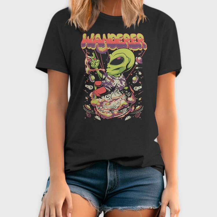 Alien Wanderer, Tricou Barbati (Unisex)