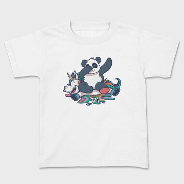 Tricou Copii, Panda Unicorn Dab