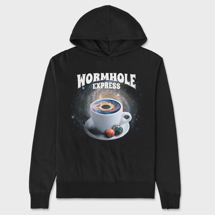 Wormhole Express, Hanorac Oversize Barbati (Unisex)