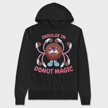 Indulge in Donut Magic, Hanorac Oversize Barbati (Unisex)