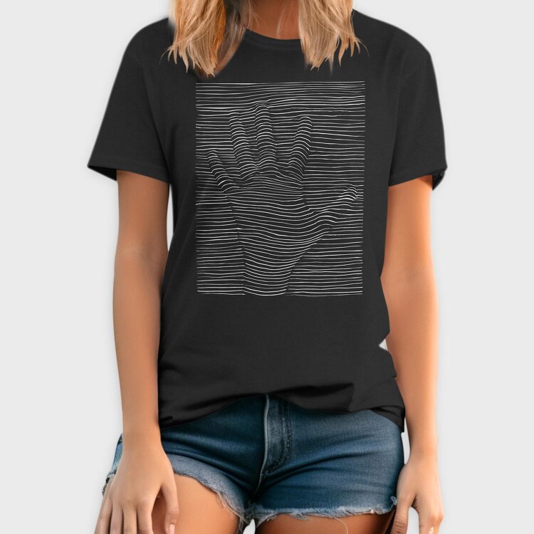 3D illusion Hand, Tricou Barbati (Unisex)