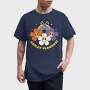 Flower Power Smiley, Tricou Barbati (Unisex)
