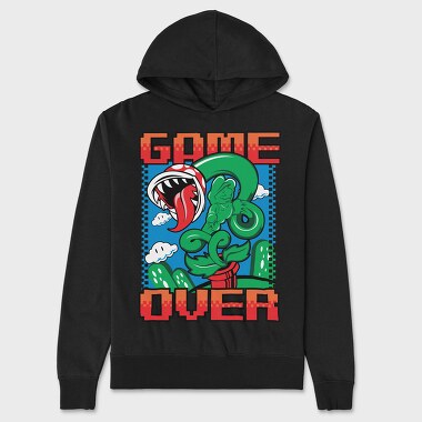 Game Over Mario Bros, Hanorac Oversize Barbati (Unisex)