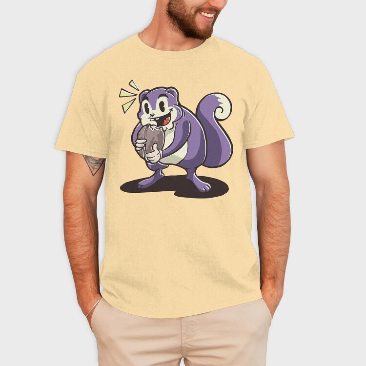 Cute Squirrel, Tricou Barbati (Unisex)