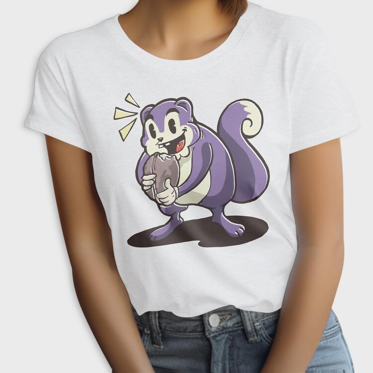 Cute Squirrel, Tricou Femei