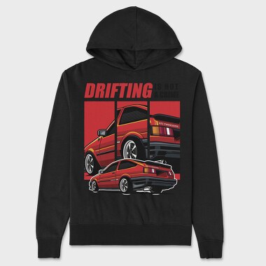 Drifting Is Not a Crime Trunero, Hanorac Oversize Barbati (Unisex)