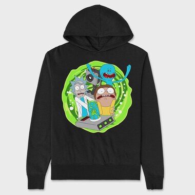 Rick and Morty 39, Hanorac Oversize Barbati (Unisex)