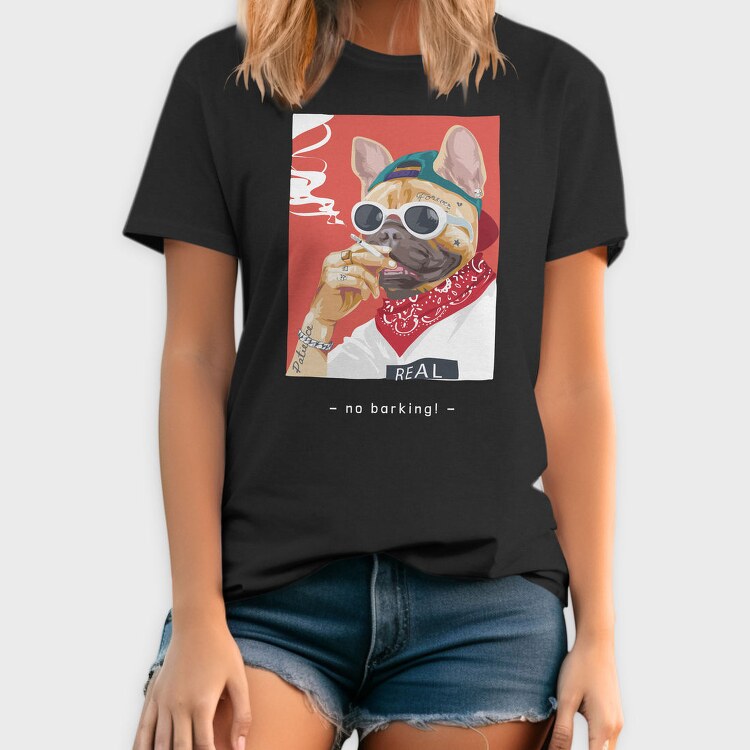 French Bulldog Cool, Tricou Barbati (Unisex)
