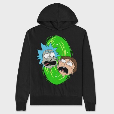 Rick and Morty 40, Hanorac Oversize Barbati (Unisex)