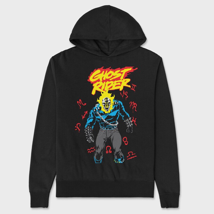 Ghost Rider 8, Hanorac Oversize Barbati (Unisex)