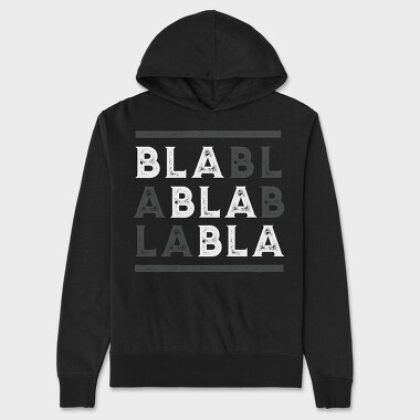 Bla Bla, Hanorac Oversize Barbati (Unisex)