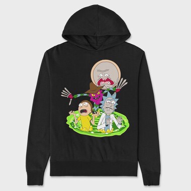 Rick and Morty 47, Hanorac Oversize Barbati (Unisex)