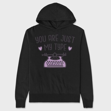 You Are Just My Type, Hanorac Oversize Barbati (Unisex)