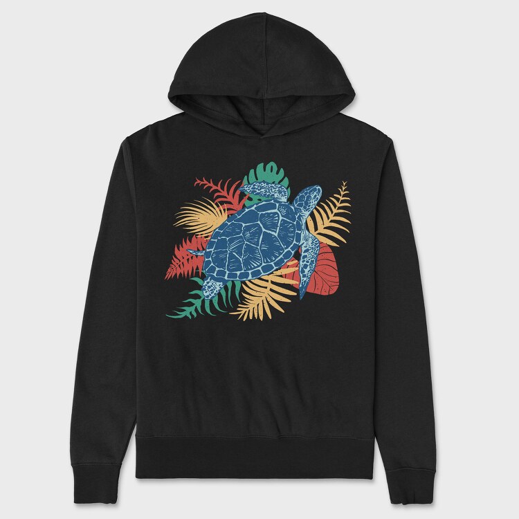 Tropical Turtle, Hanorac Oversize Barbati (Unisex)